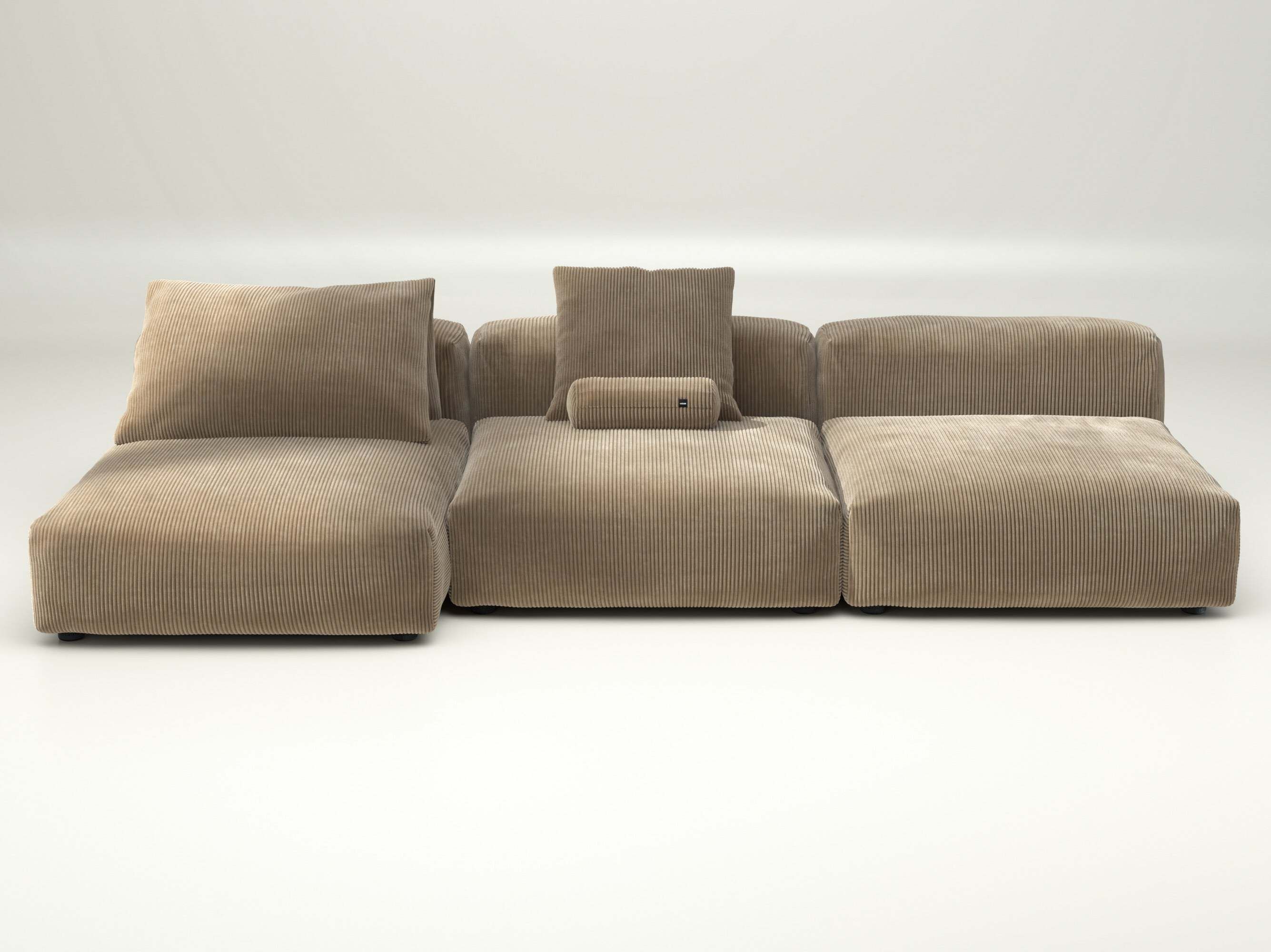 Модульный диван с полуостровом vetsak Cord Velour ARCH-00039016