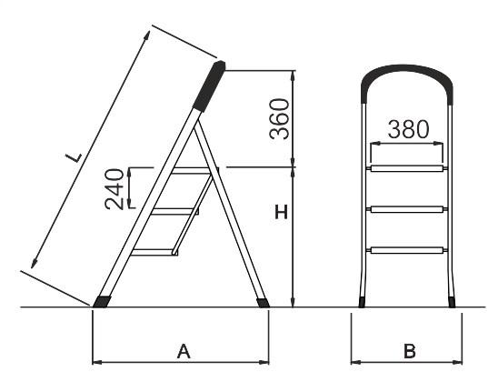 Frigerio Carpenterie Складная стальная лестница sun-id-1371416 - Вид №3