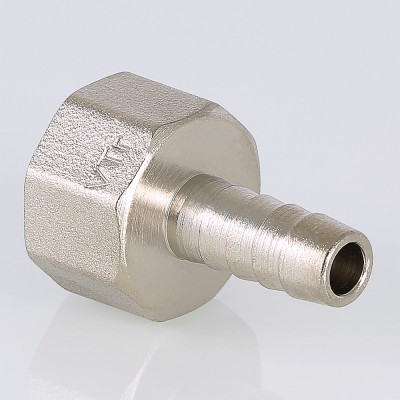 VTr.654.N.0418 Штуцер для шланга с внутренней резьбой Valtec 1/2" х 18 мм  - Вид №1