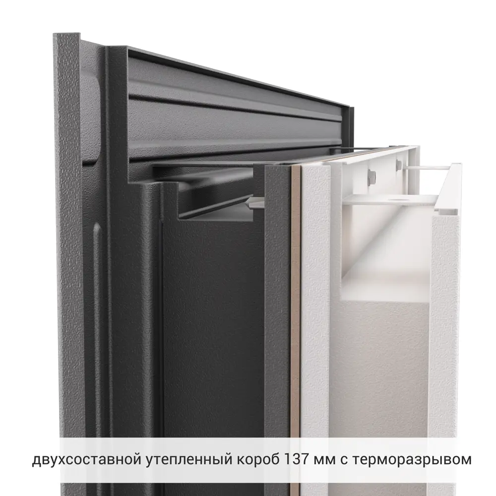 Дверь входная металлическая Термо Австралия эмаль 880 мм левая цвет белый 82858726 STLM-2074766 TOREX  - Вид №10