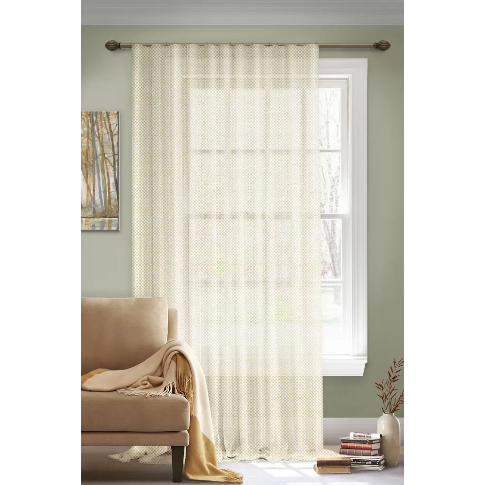 Тюль Santreyd Leopar - воздушная сетка для изысканных штор 89390563 STLM-1432402