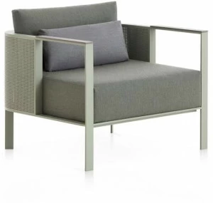 GANDIABLASCO Садовое кресло из термо-лакированного алюминия с подлокотниками Solanas