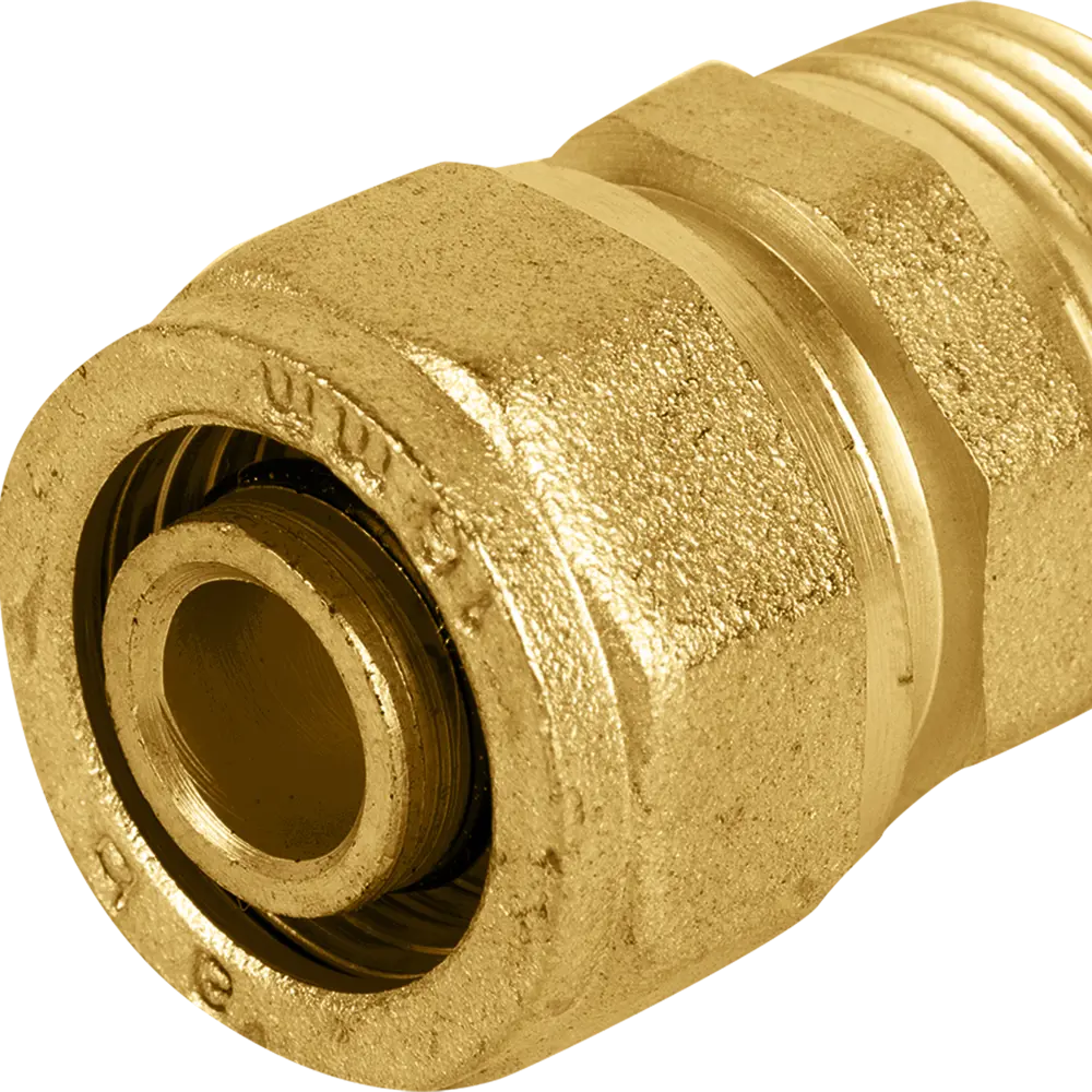 Прямой соединитель AQUABEAM 16 мм × 1/2" для труб PEX и металлопластика 82275216 STLM-0023761 - Вид №2