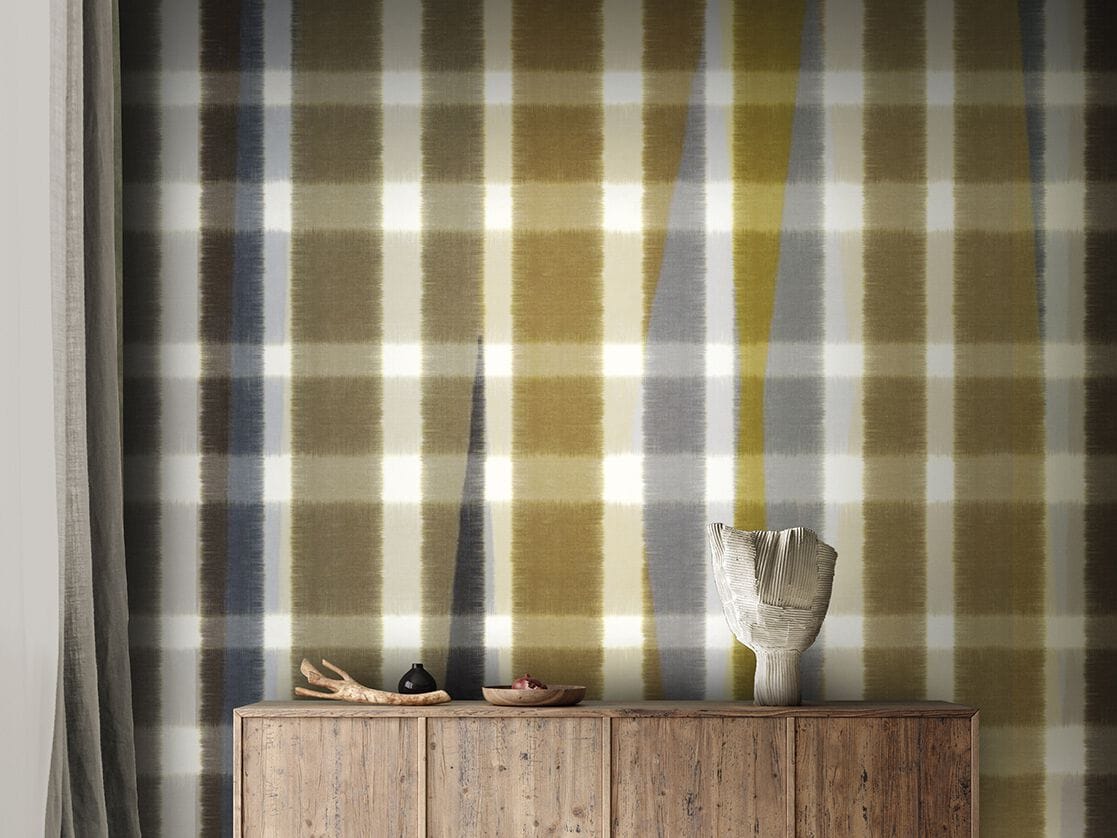 Обои с эффектом ткани N.O.W. Edizioni TEXTILE / TARTAN ARCH-00077549