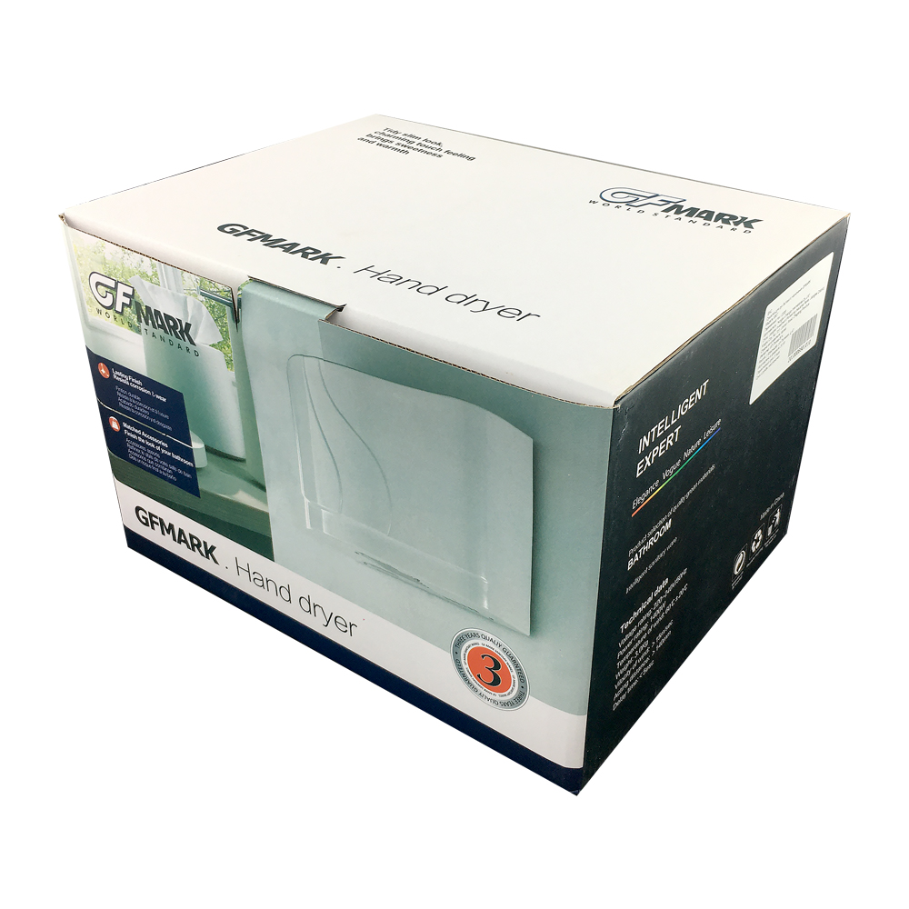 GFmark - Сушилка для рук, белая, 1400W, код: 6907  - Вид №4