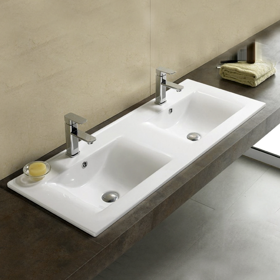 Раковина двойная MELANA MLN-2120XX 2120XX-805