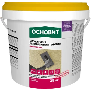 Штукатурка декоративная Основит короед OSs-2.0 WK цвет желтый