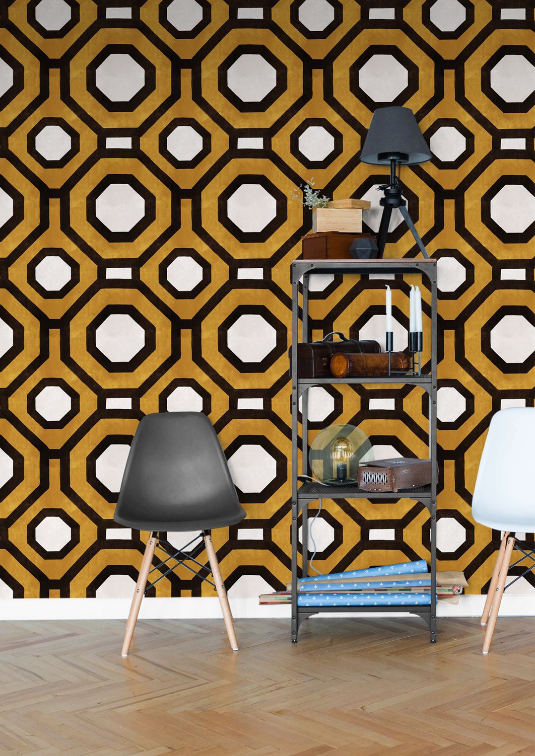 Carta da parati moderna, PVC free, eco-friendly, lavabile WallPepper Moderna-DATE ARCH-00132078 - Вид №1