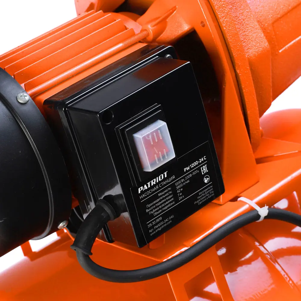 Насосная станция Patriot PW 1201-24 C 3800 л/ч Santreyd STLM-2022625 - Вид №9