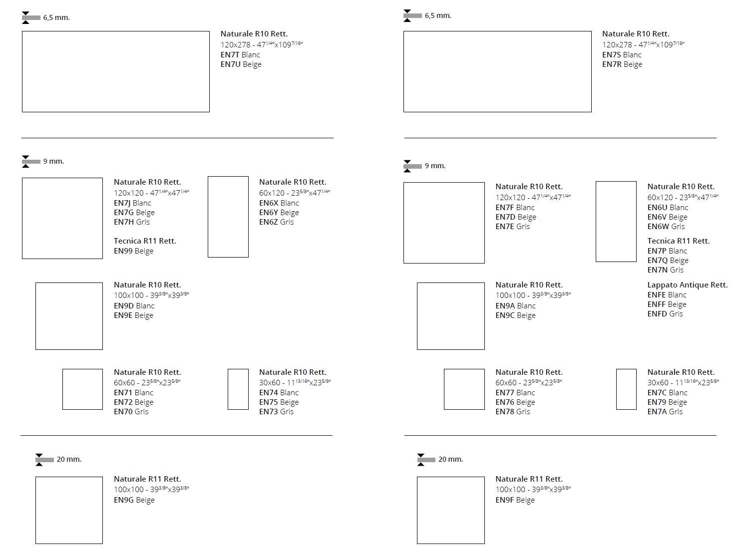 Пол / облицовка керамогранита с эффектом камня Provenza Unique Bourgogne ARCH-00119413 - Вид №2