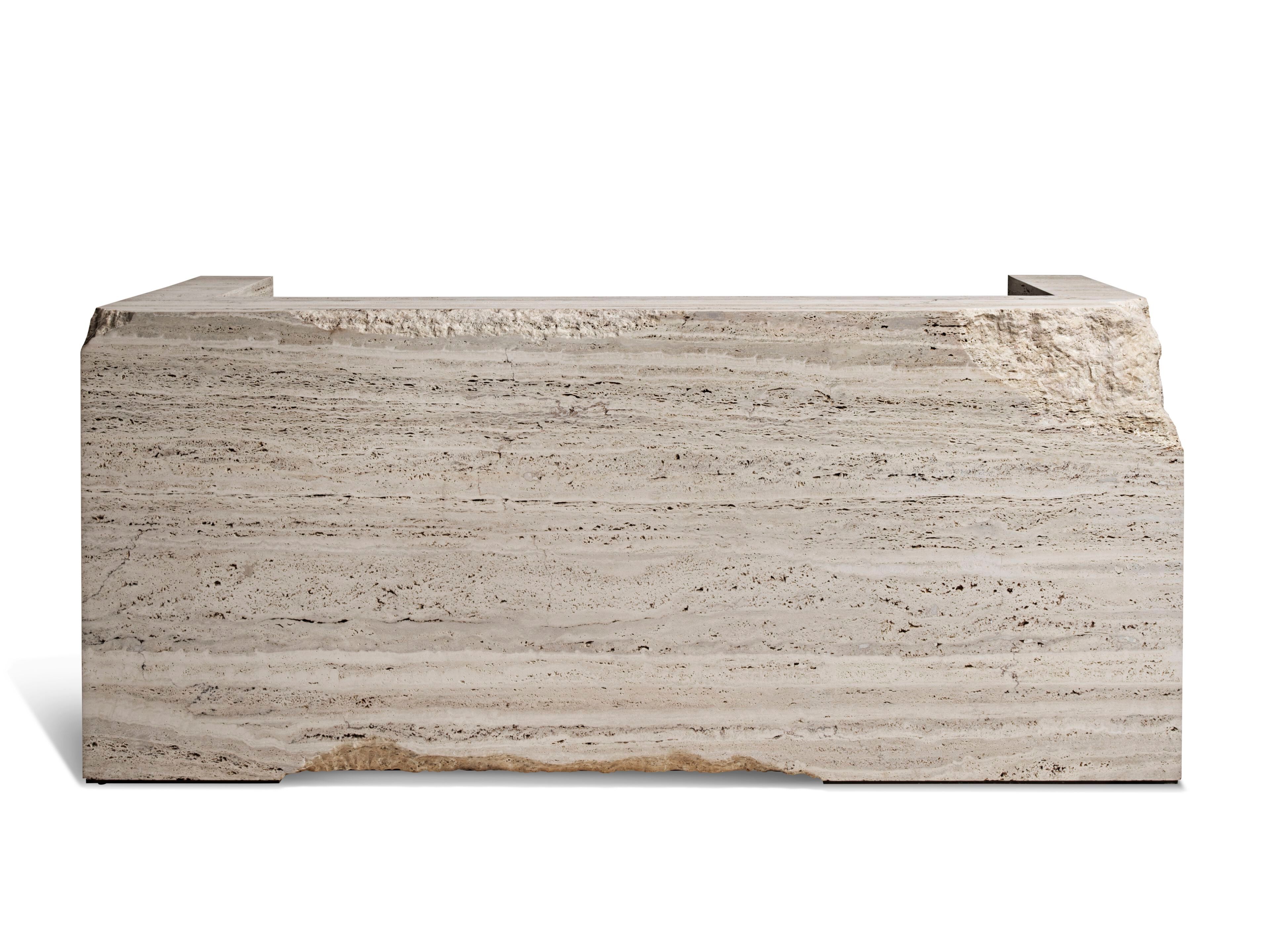 Стойка регистрации в травертине Visionnaire DOLMEN ARCH-00138433