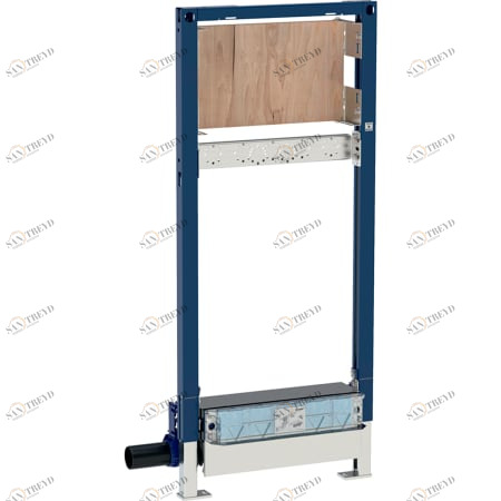 GEBERIT 111.581.00.1 Инсталляция Geberit Duofix для душевых систем, 130 см, с водоотводом в стене, настенным смесителем для скрытого монтажа, высота стяжки для напольного стока 65–90 мм 