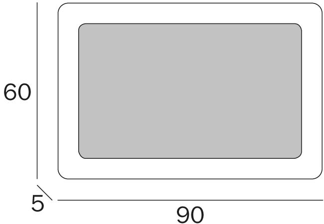 INDA® Прямоугольное настенное зеркало со встроенной подсветкой sun-id-1505714 - Вид №2