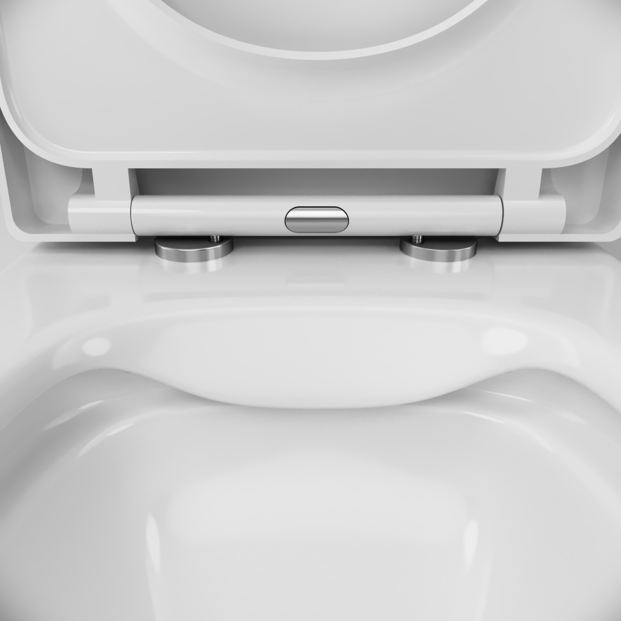 461700SC подвесной унитаз без ободка с сиденьем микролифт Damixa Palace Grand  - Вид №6