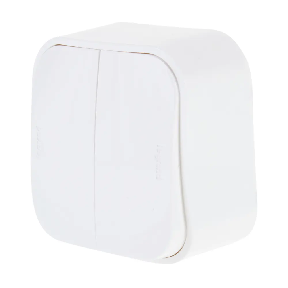 Выключатель двухклавишный Legrand Quteo для открытого монтажа 16149299 STLM-0006592 - Вид №1