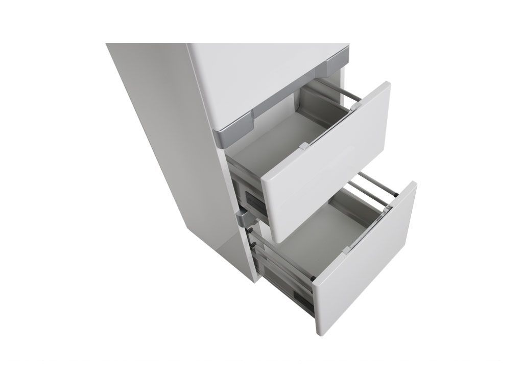 Шкаф-пенал для ванной Aquanet Виго 40 белый 00183402 - Вид №5