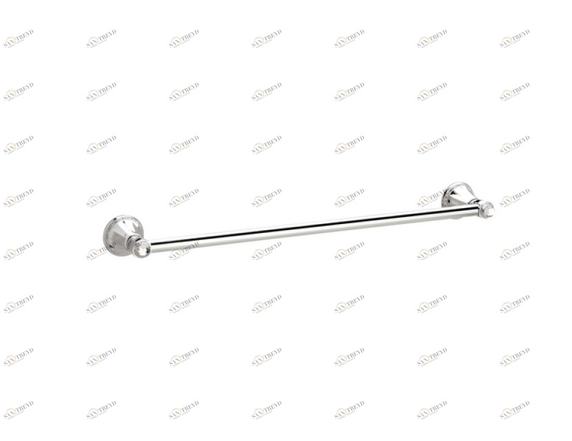 058272.000.01 Вешалка для полотенец 600мм с кристаллами сваровски Золото 24К Mestre Adriatica