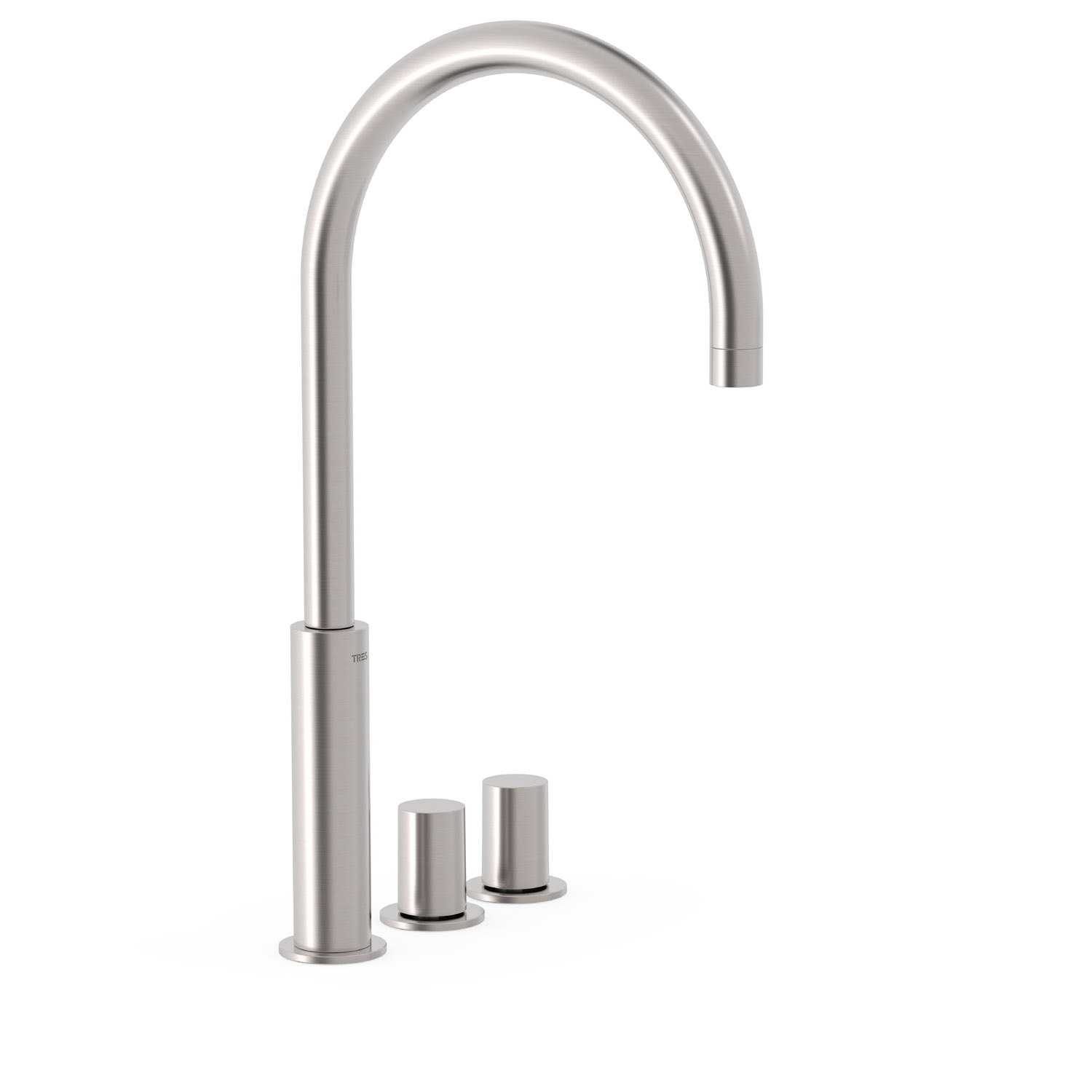 Смеситель для раковины STUDY High с 3 отверстиями на бортике -06110502AC TRES 