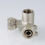 VTm.334.N.160416 Водорозетка обжимная проходная Valtec 16 мм х 1/2"  - Вид №2