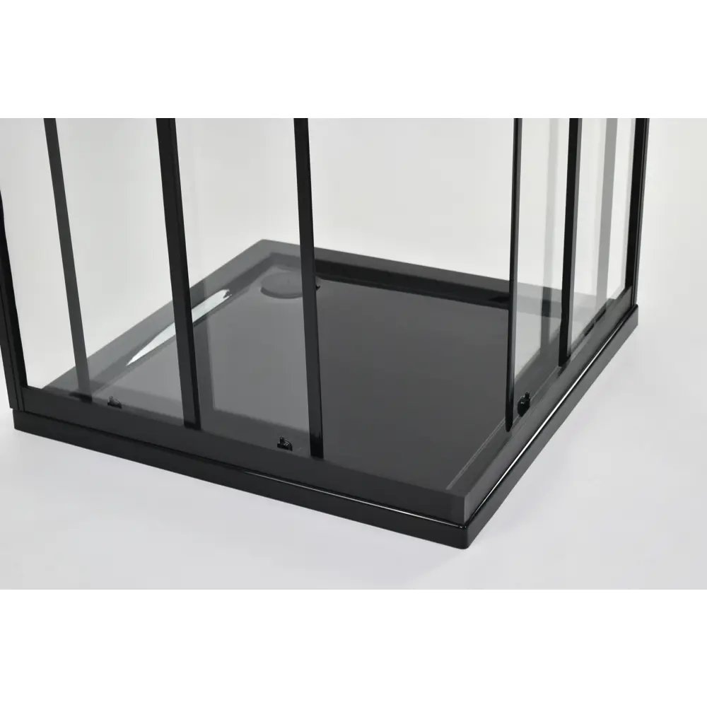 Душевая ширма Метакам Apart Black квадратная 90x90x185см цвет профиля черный раздвижная стекло 4мм прозрачное STLM-2206302 - Вид №33