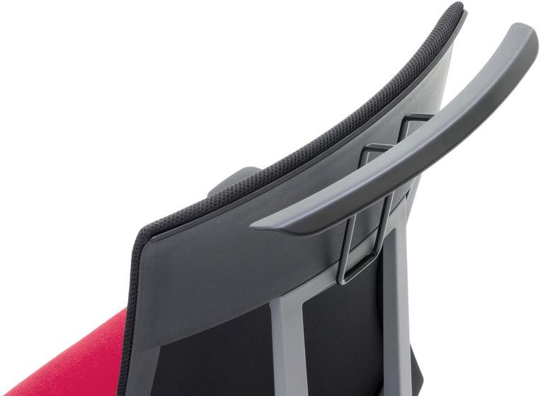 profim Стул офисный вращающийся с 5 спицами и подлокотниками Xenon net sun-id-1495184 - Вид №2