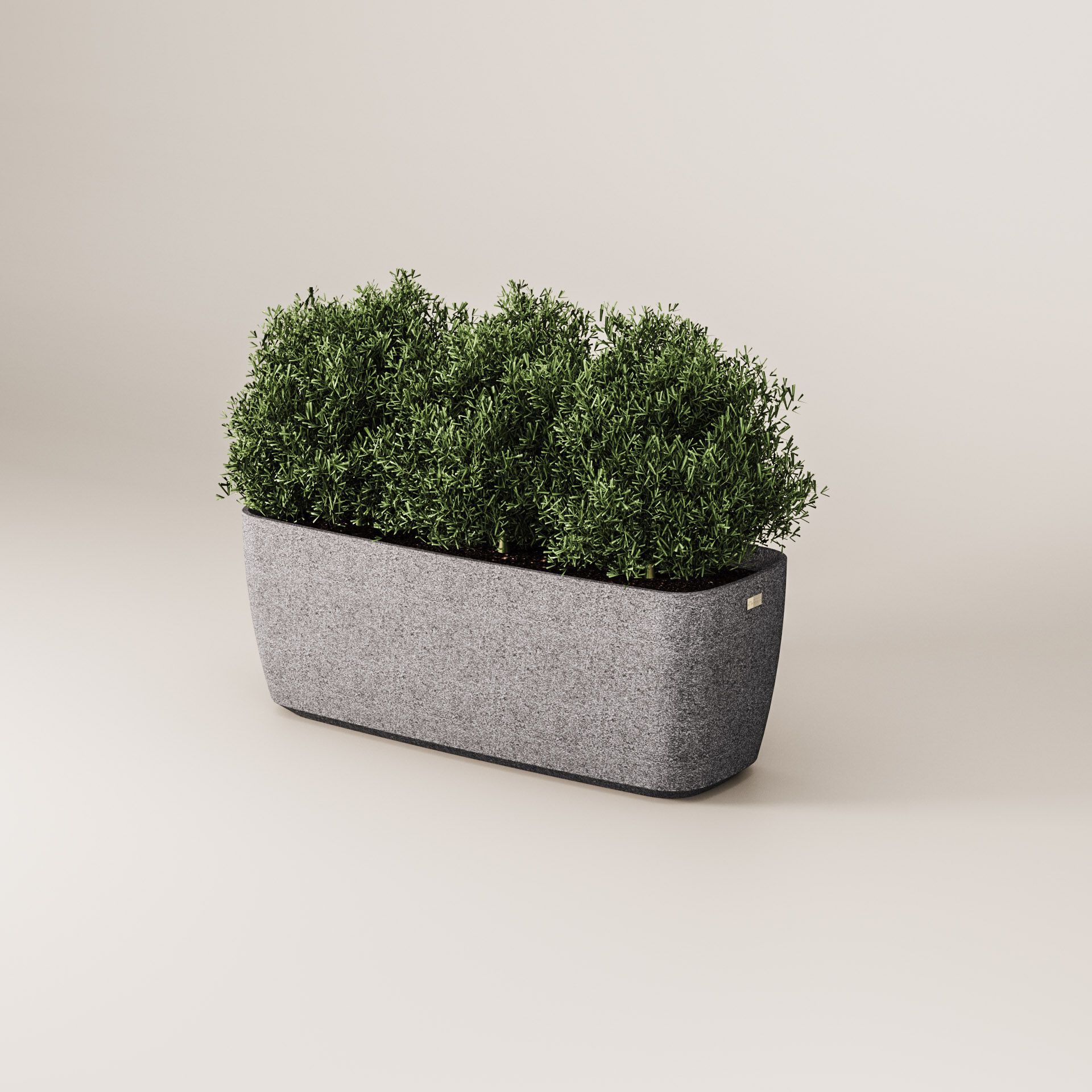 Прямоугольная бетонная плантатор Kremen ARCH-00097295 - Вид №6