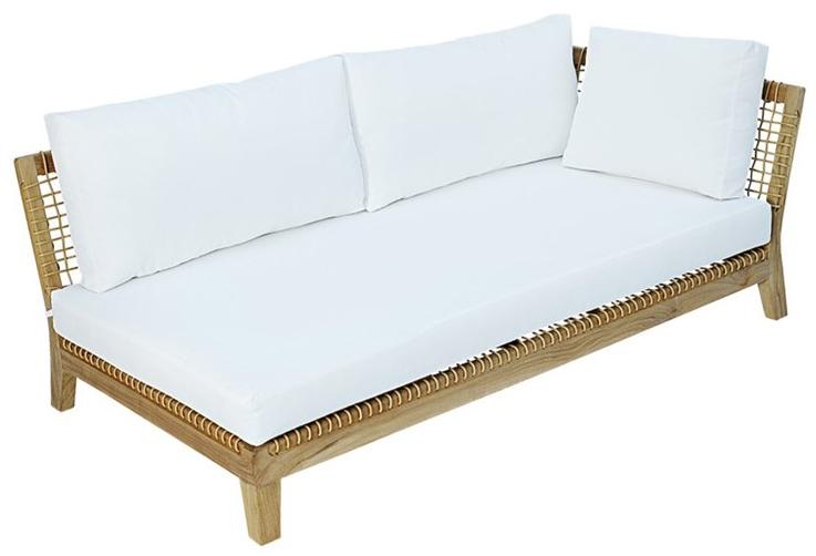 cbdesign Правый / левый модуль для модульного дивана из тика Vienna Tj 384 / 385 - Вид №1