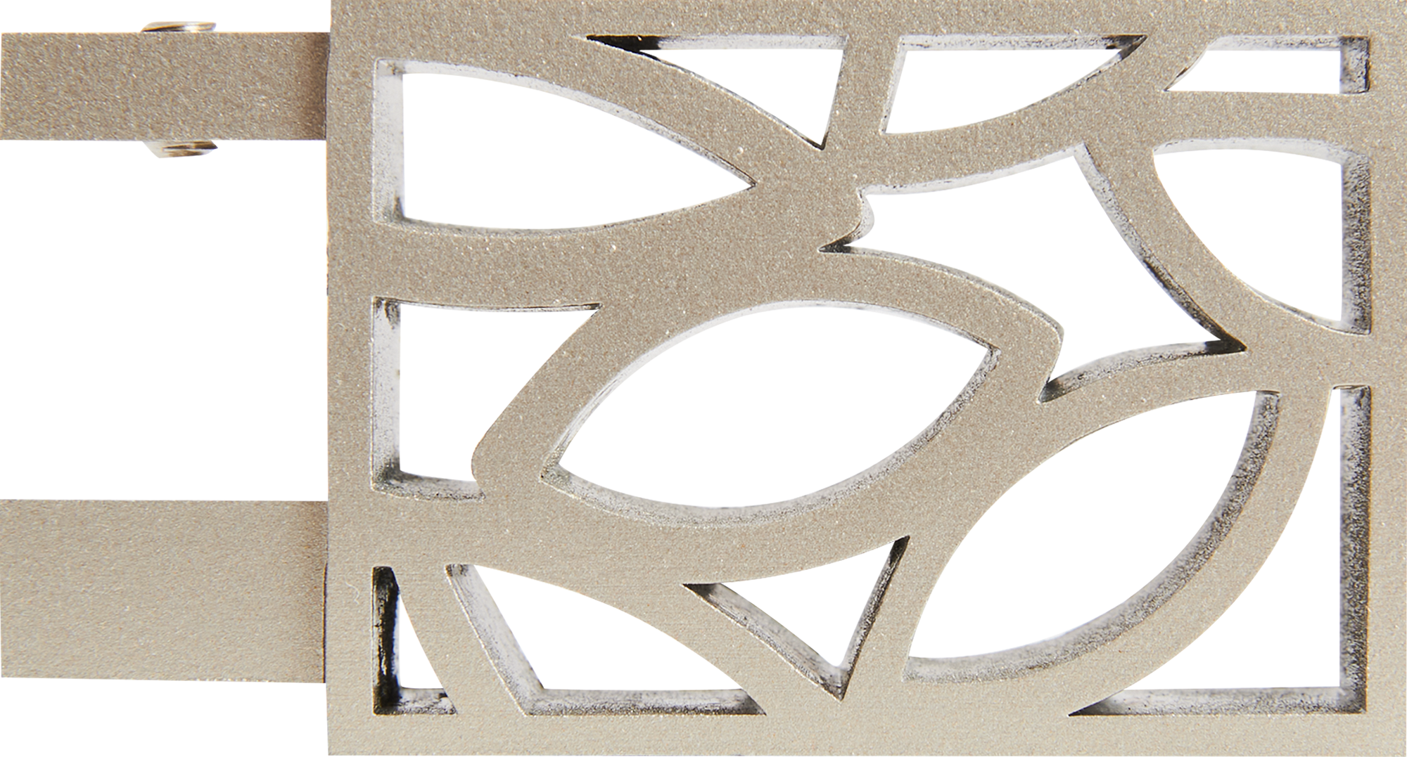 Наконечник Квадро Листья металл сатин 4 см 2 шт. INSPIRE 86198727 STLM-0066742