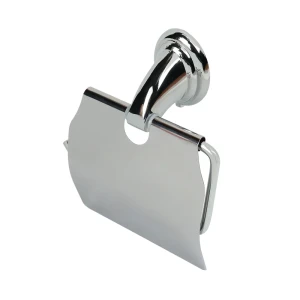 Держатель для туалетной бумаги DELPHINIUM Ханна с крышкой, хром 89379271
