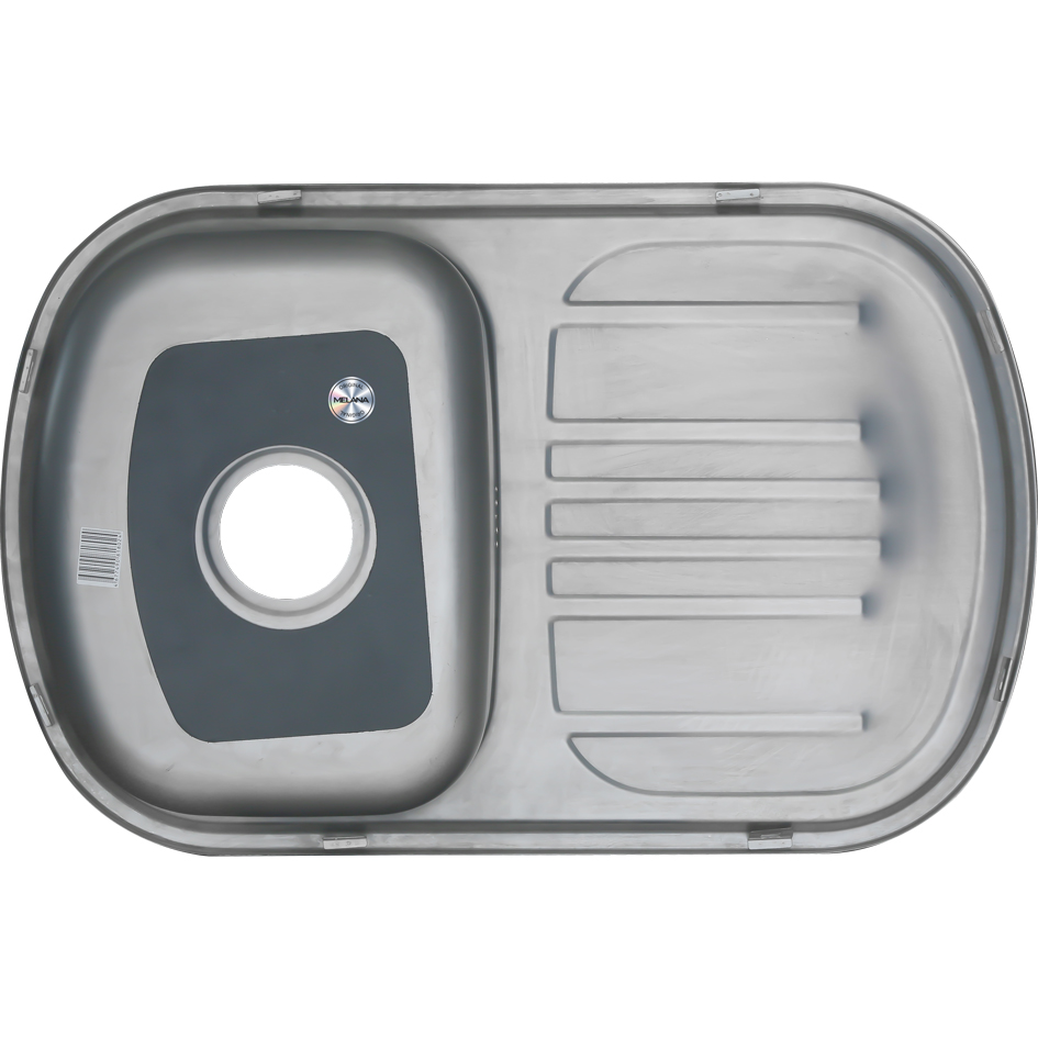 Мойка 7749 U MELANA 0.8/180 врезная прямоугольная с сифоном (231 t *10) 231 t (*10) - Вид №2