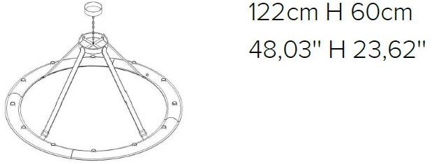 Natuzzi Кожаная люстра sun-id-1433040 - Вид №3