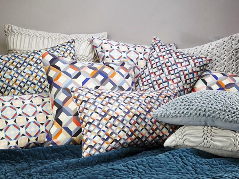 Nitin Goyal London Квадратная подушка, вышитая вручную Handcrafted texture sun-id-1480216 - Вид №2