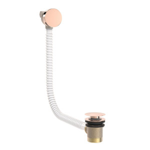 Круглый дренажный и наполнительный клапан Click-clack с переливом для ванны-03453430OP TRES