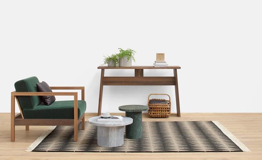 e15 Кресло из массива дерева с подлокотниками  Ec01  - Вид №6