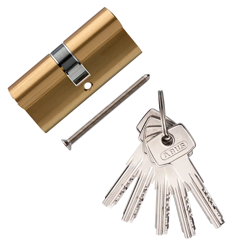 Цилиндр Abus 35х35 мм, ключ/ключ, цвет золото 82389965 STLM-2094982 D6 - Вид №1