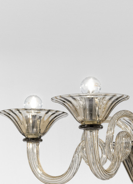 Бра 1382/A2 K FU от Sylcom SYLCOM СВЕЧА 245928 Прозрачный;хром  - Вид №1