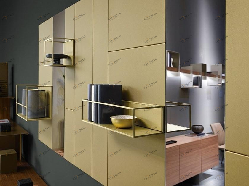 Ronda Design Настенный книжный шкаф из металла sun-id-1402617