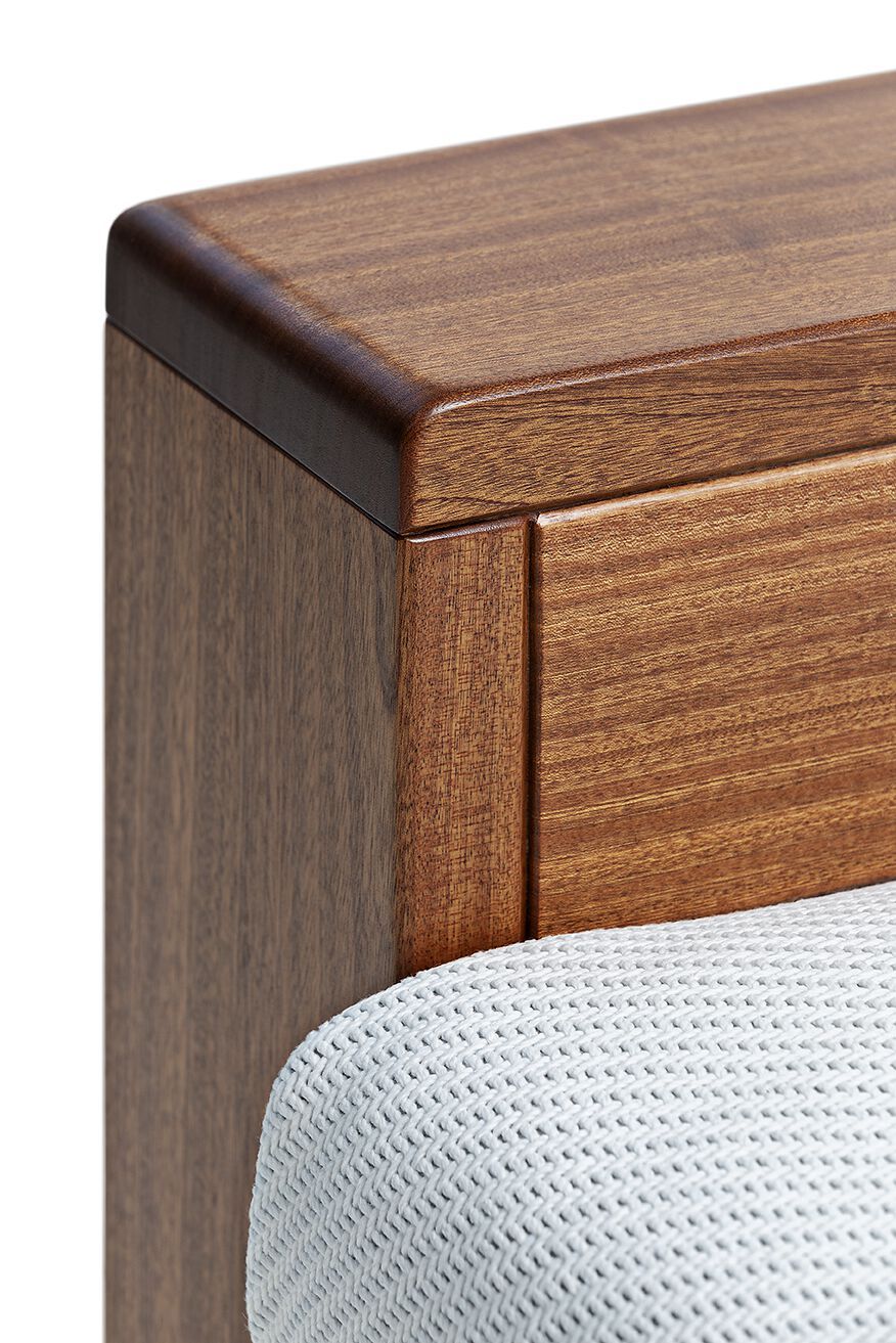 3-местный диван из красного дерева и ткани Exteta Bellagio ARCH-00110556 - Вид №2