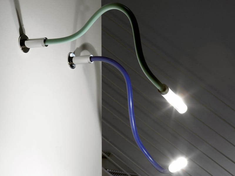 Силиконовый настенный светильник с гибкой рукояткой Fabbian ARCH-00149128 - Вид №1