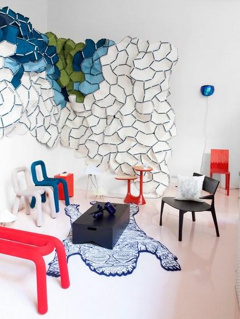 Moustache Ковер ручной работы из шерсти sun-id-1370148 - Вид №6