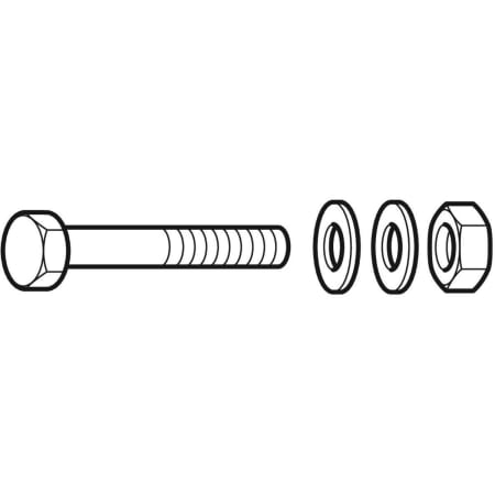 371.743.26.1 Комплект болтов Geberit PE Geberit  - Вид №1
