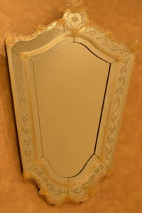 914 ORIGINALMURANOGLASS Венецианское зеркало Regina - муранское стекло OMG  см