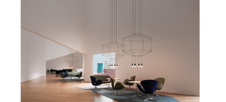 006034 Подвесной светильник Wireflow Vibia  - Вид №1