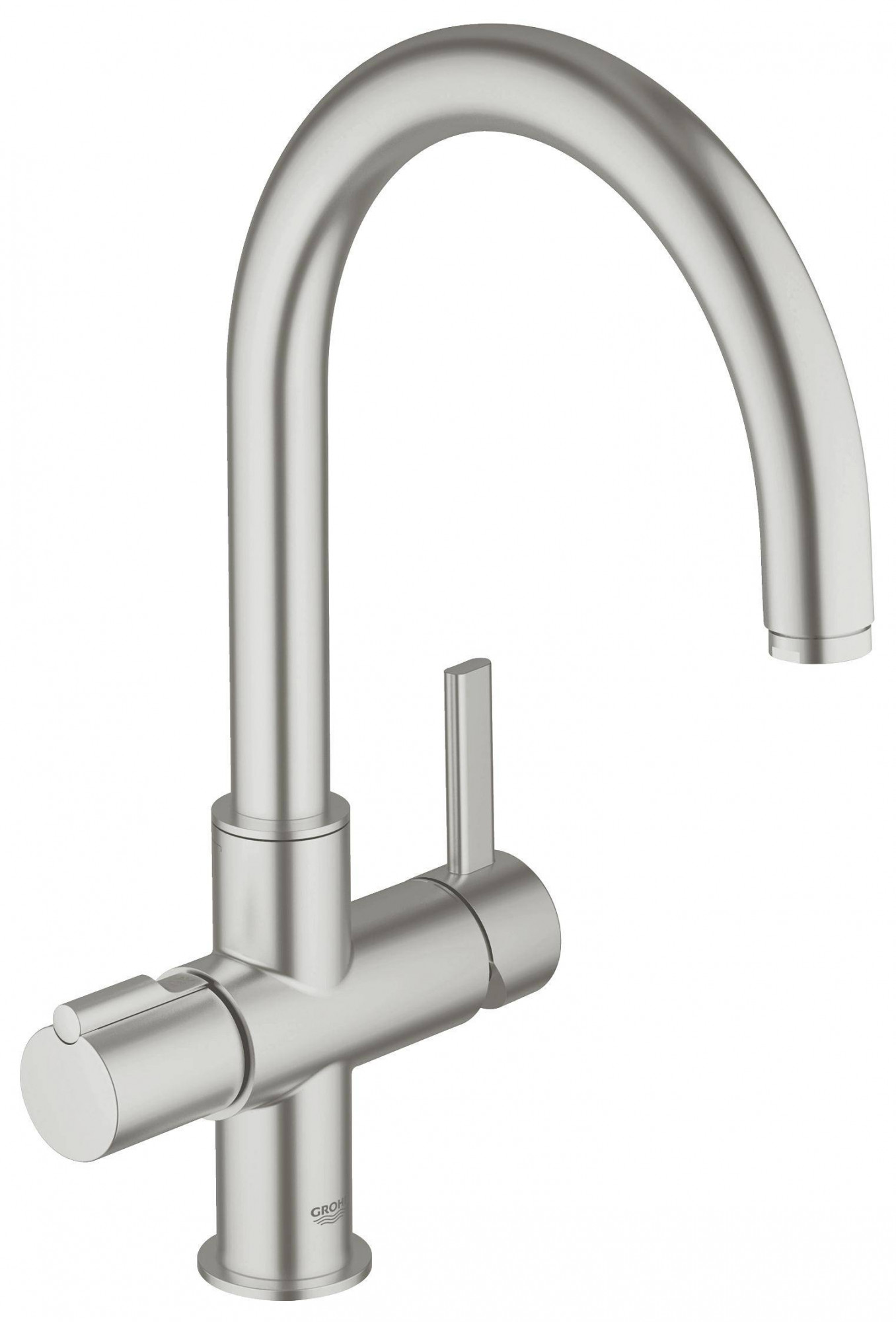 Смеситель для кухни GROHE Red без бойлера, C-излив, суперсталь (30033DC0)