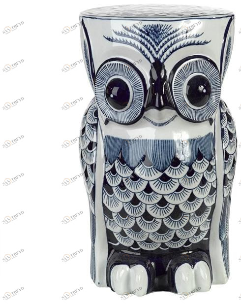 Pols Potten Низкий стул из фарфора  230-400-301 