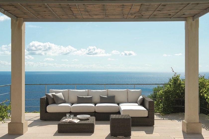 Ethimo Квадратный садовый пуф из ethimo etwick® Cube Cbpu2100 - Вид №3