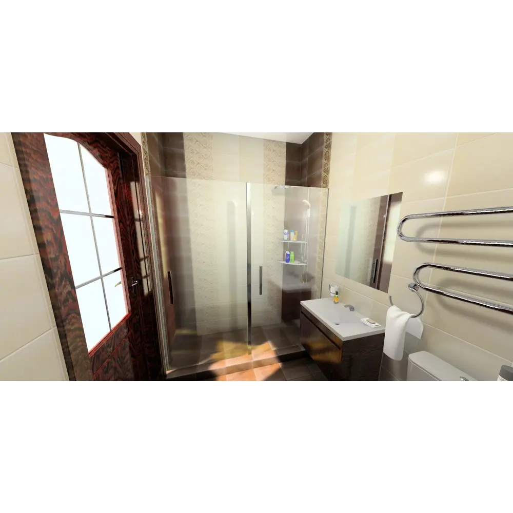 Бордюр настенный LB Ceramics Катар 13x25 см цвет коричневый STLM-2100462 - Вид №5