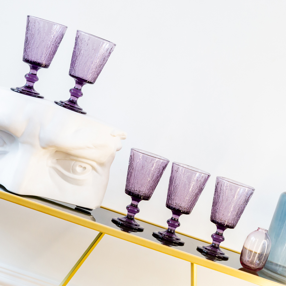 21091713 Комплект бокалов «Лавендер» (6 штук, аметист) Object Desire Светский прием  - Вид №5