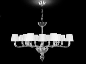 Люстра ручной работы из муранского стекла