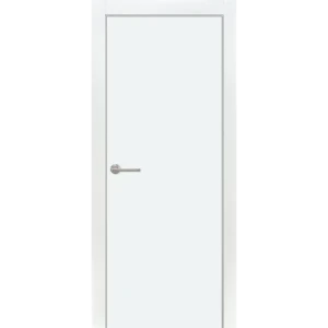 Комплект двери глухая 70x200 см финиш-бумага цвет белый с добором 150 мм